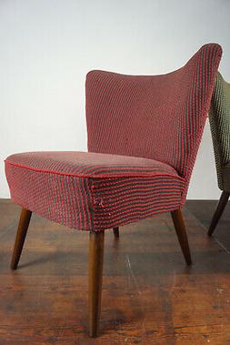 50er Retr&ograve; Cocktail Poltrona Vintage Easy Lounge Sedia Mid-