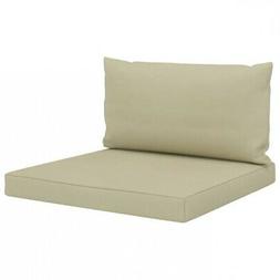 AX Cuscini Divani Pallet STOCK 2pz 60x61.5x6cm Crema Sedie R