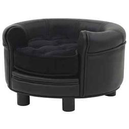 Cani Nero Peluche Similpelle Animali Articoli 48x48x32cm Rel