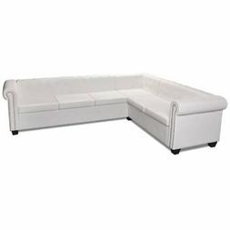 Design Chesterfield Pelle Artificiale Casa 6posti 260x205x73