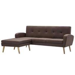 Rivestimento Marrone Relax Salotto Divani 186x136x79cm Nuovo