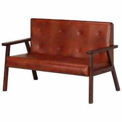 Vera Pelle Marrone Divani Relax Legno 111x61x73cm Casa Salot