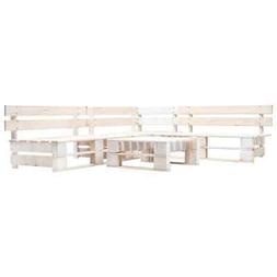 AX Set Divani Esterno Giardino 4pz Tavolino 220x176x55cm Pal