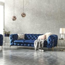 Rifiniture 3 Posti Velluto Lusso Designer Pelle Scelta