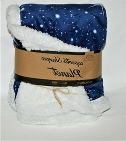 Coperta Plaid con retro sherpa Agnellato modello PLANET 3 MI