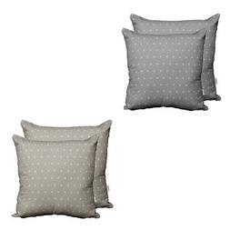 Coppia Federe Cuscini DIVANI 40x40 cm Cotone Cuori Pois 50x5