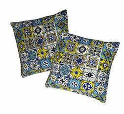 Coppia federe Cuscini DIVANI 50x50 cm Cotone Capri VIETRI Gi