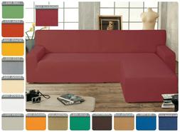 copridivano angolare swing con penisola chaise loungue