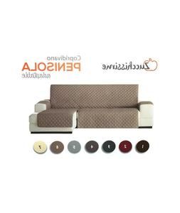 Con Penisola Chaise Lounge Salva Divano 2/3/4 Posti Trapunta