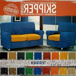 Copri Divano Sof&agrave; Cuscini Tessier Skipper Elasticizzato Jaq