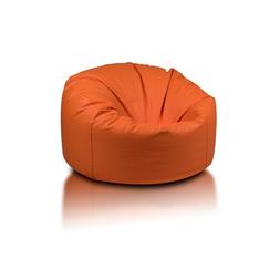 Ecopuf Cover Pouf Rotondo Morbido Mini Island in Ecopelle 50