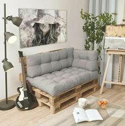 Pallet 120x80 Cm Con Schienale 120x38 Cm Seduta 5 Pz