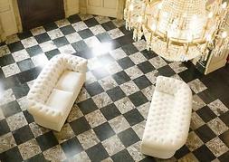 Osti 3+3 Posti Divano Imbottitura Chesterfield Rifiniture Nu