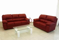 2 + 3 Posti Imbottito Ecopelle Salotto Made Italy Eco Pelle 