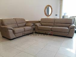 2 E 3 Posti Ecopelle Nuvolata Made In Italy Salotto Pelle Di