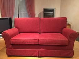 2 Posti, Colore Rosso, Dimensioni 150x80x85, Mai Usato