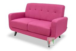 2 Posti In Tessuto Imbottito Moderno Design Modello Boston S