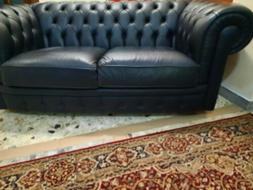 Chesterfield 2 Posti In Vera Pelle