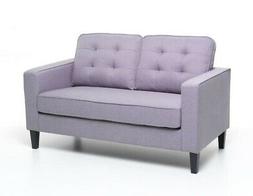 2 Posti Salotto Soggiorno Tessuto Relax In Legno Imbottita U