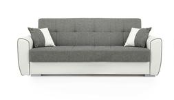 3 Posti Bianco-grigio/ Bianco-nocciola/ Grigio Con Letto E C