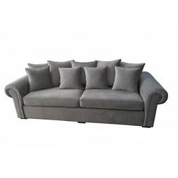3 Posti Chesterfield Imbottitura Classico Sof&agrave; Pelle Tessut