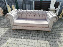 3 Posti Chesterfield Letto Funzione Velluto Cristalli Subito