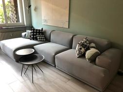 3 Posti In Tessuto - Antracite - Design Scandinavo