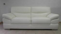 DIVANO,  3 POSTI IN VERA  PELLE