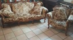 3 Posti + Poltrona Vintage Damascato