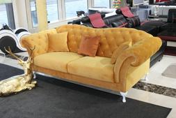 3 Posti Velluto Imbottitura Winchester 235 Cm Rifiniture Tes