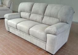 3posti Effetto Nabuk  Grigio Chiaro