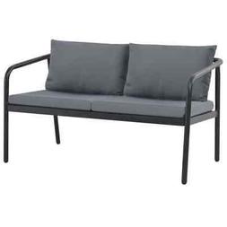A 2 Posti Da Giardino Con Cuscini Alluminio Grigio Sofa  Est