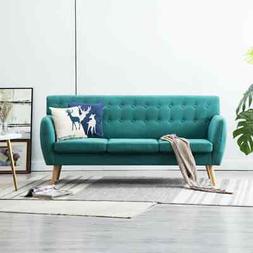 A 3 Posti Imbottito In Stoffa 172x70x82 Cm Verde Dormeuse Ca
