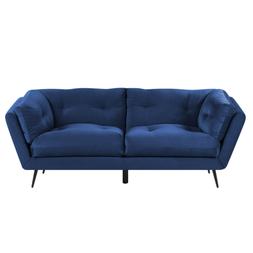 A 3 Posti In Velluto Blu Navy Lenvik