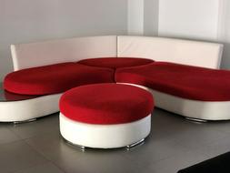 Angolare Con Penisola Samoa 6 Posti 350 Cm Con Sedute Da 110