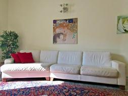 Angolare "divani & Divani" In Vera Pelle, 4 M