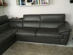 Angolare Marca Chateau D'ax Colore Tortora Scuro, No Letto