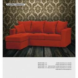 Angolo Con Penisola Tessuto O Eco Pelle L 220x155