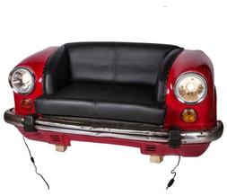 Auto 2 Posti Design Industrial Pelle Fari E Luci Artigianale