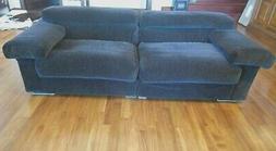 B&b Mod. Erasmo Velluto Colore Testa Di Moro 3 / 4 Posti Vin