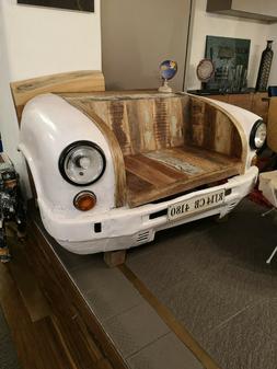 Chester Pelle Etnico Legno Design Vintage Industriale Loft F