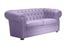 Chesterfield 2 Posti In Vera Pelle