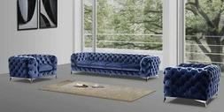 Chesterfield Imbottitura Xxl Big Rifiniture Tessuto 3+3 Desi