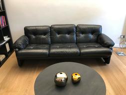 Coronado In Pelle Nero 3 Posti B&b Come Nuovo A Milano