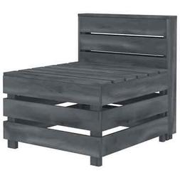 Da Giardino In Pallet In Legno Grigio Divanetto Salottino Se
