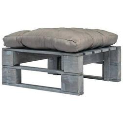 divano da giardino su pallet con cuscino