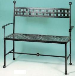 Divanetto Panchina Panca Ferro Battuto Cm.120 Arredo Giardin