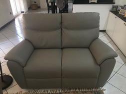 Ecopelle 2 Posti Poltronesofa Con Meccanismo Relax