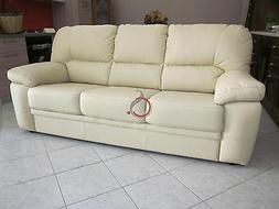 Imbottito 3 Posti In Ecopelle Pelle Salotto Di Ottima Qualit