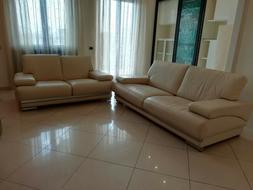 In Ecopelle Beige 3 E 2 Posti